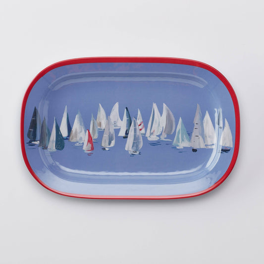 Melamine Platter - Race Day: Default Title - Mellow Monkey