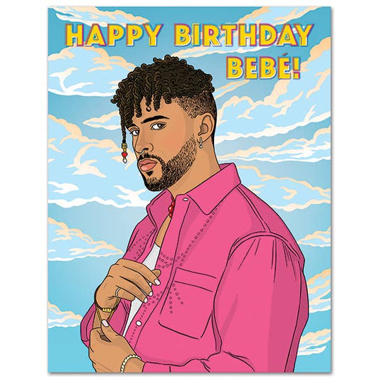 Pop Star Happy Birthday Bebe Card