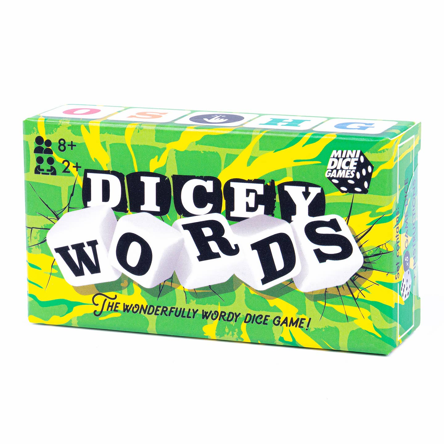 Dicey Words - Mini Dice Game - Mellow Monkey