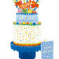 Freshcut Paper Confetti Birthday Cake Pop-Up Greeting Card - Mellow Monkey