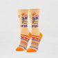 Take No Shit Give No Fucks - Women's Crew Socks - Mellow Monkey