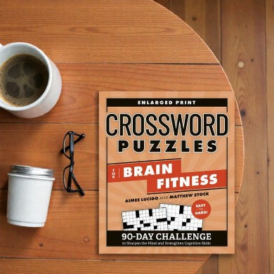 Crossword Puzzles for Brain Fitness - Softcover Book