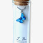 Blue Butterfly Charm Necklace - 18" - Mellow Monkey