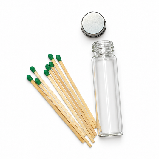 Mini Match Glass Tube