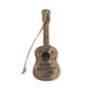 We Can Be Heros (Bowie) - Engraved Gray Wooden Guitar Ornament - Mellow Monkey