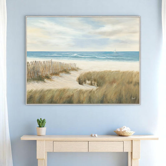 Beachside - Framed Wall Decor - 52-in - Mellow Monkey