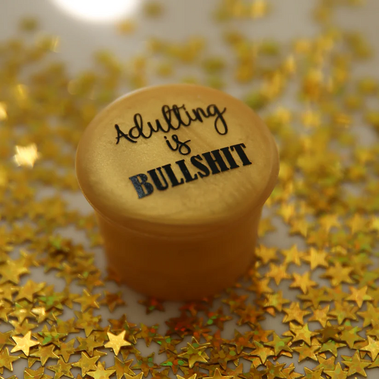 Adulting is Bullshit - Capabunga Wine Bottle Top Seal - Mellow Monkey