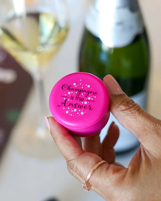 Champagne Is The Answer - Capabubble Champagne Stopper - Mellow Monkey