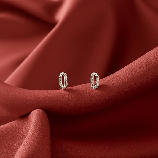 Abbi Stud Earrings - Sterling Silver - Mellow Monkey