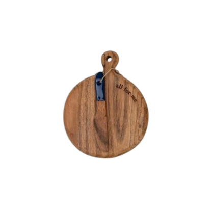 Mini Wood Serving Board - 5-in - Mellow Monkey