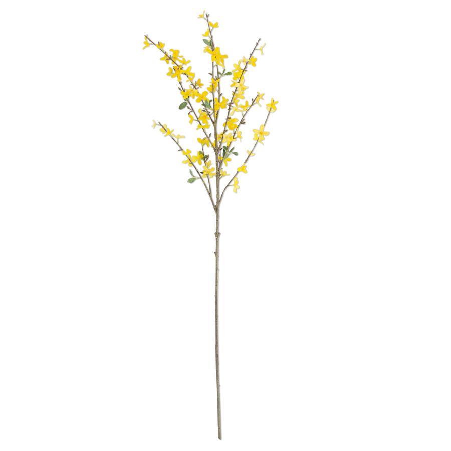 Forsythia Stem - 44-in Faux Floral - Mellow Monkey