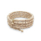 Sachi Chromatic Hues Coil Bracelet - Natural - Mellow Monkey