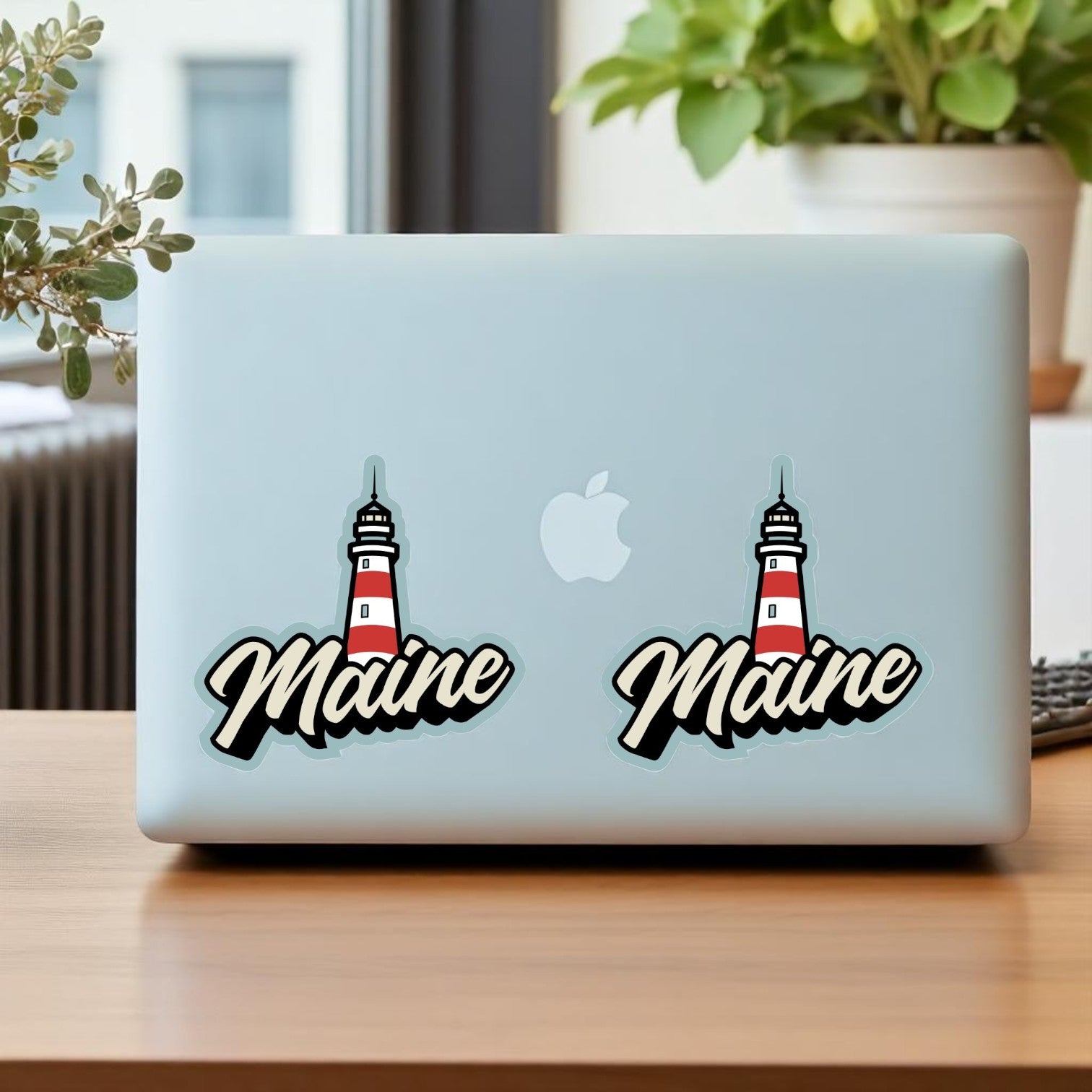 Maine Lighthouse Set - Bubble Decal - Mellow Monkey