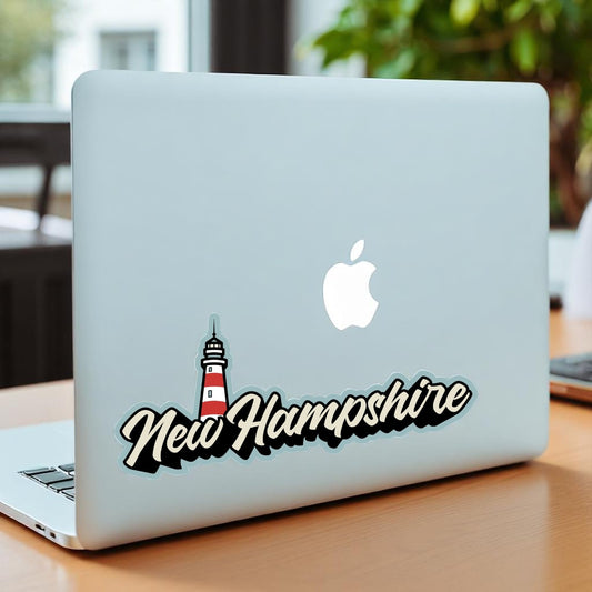New Hampshire Lighthouse - Bubble Decal - Mellow Monkey