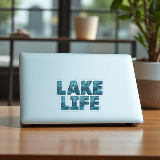 Lake Life - Bubble Decal - Mellow Monkey