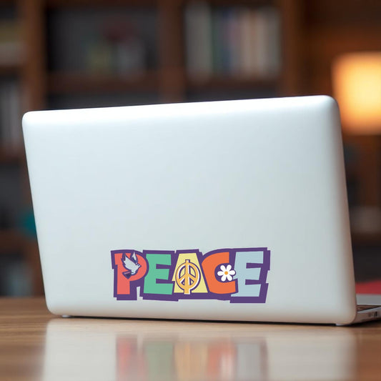 Peace - Bubble Decal - Mellow Monkey