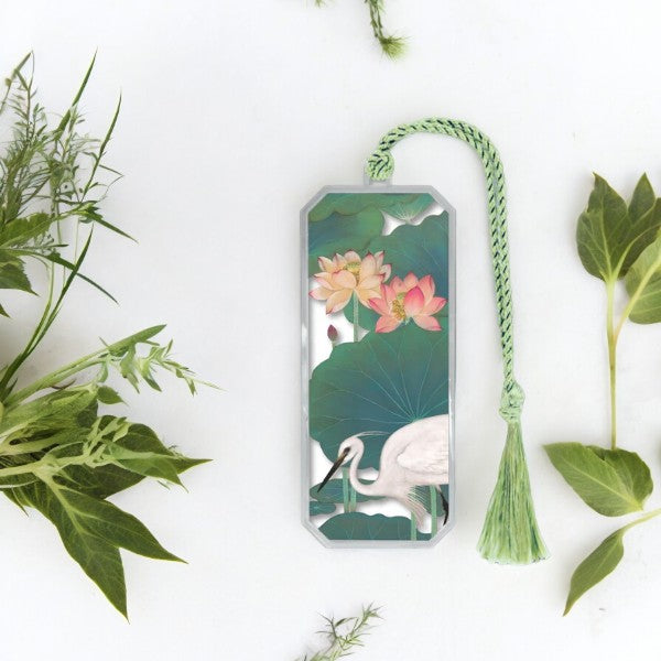 Lotus Pond - Metal Bookmark - Mellow Monkey