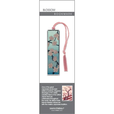 Cherry Blossom, Essence of Spring - Metal Bookmark - Mellow Monkey