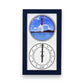 Tidepieces - Barnegat Lighthouse, New Jersey - Tide Clock - Navy - Mellow Monkey
