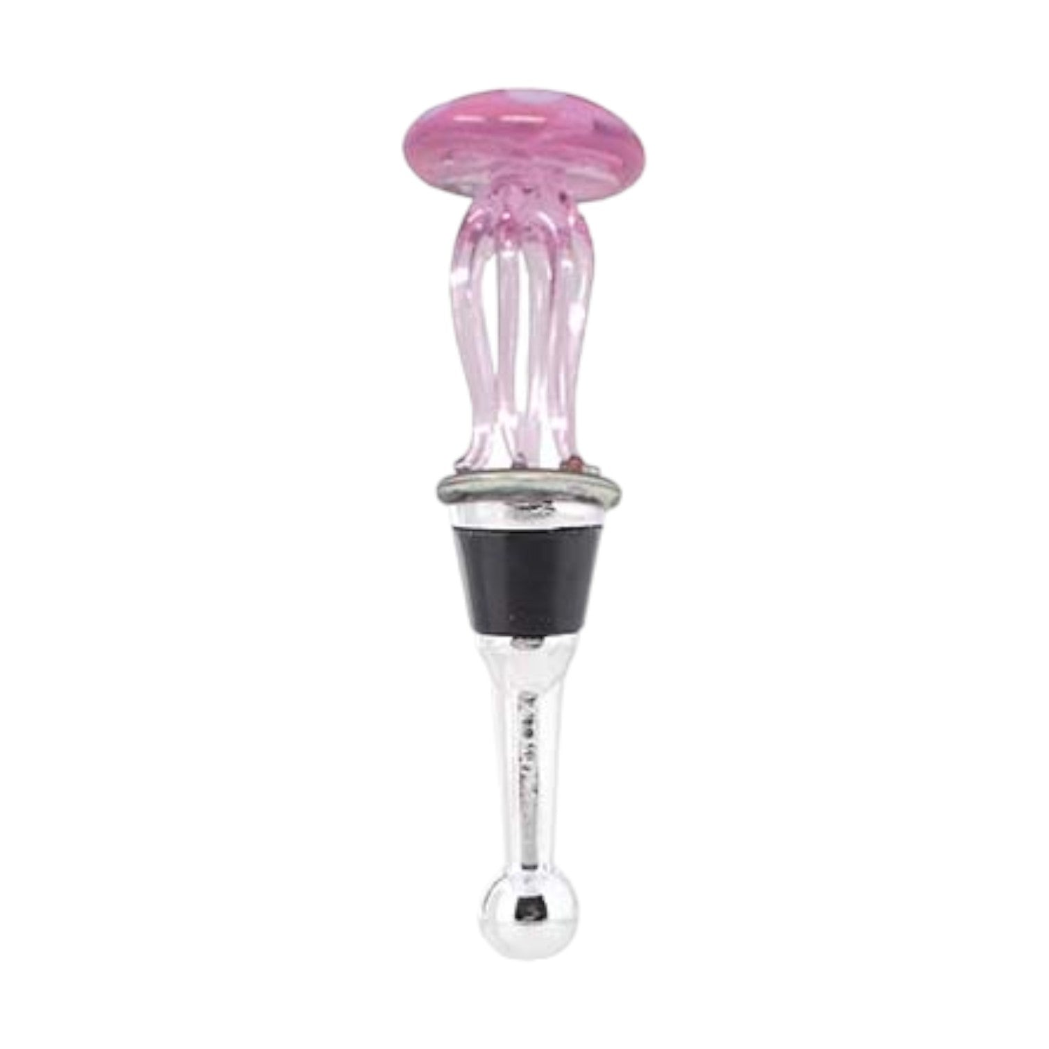 Glass Jellyfish Bottle Stopper - Mellow Monkey