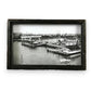 Stratford Avenue Municipal Wharf Bridgeport Connecticut 1941 - Reproduction Photo in Framed Shadowbox - - Mellow Monkey