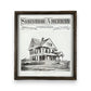 Vintage Bridgeport Dwelling from Scientific American Framed Shadowbox - Mellow Monkey