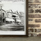 Vintage Bridgeport Cottage from Scientific American Framed Shadowbox - Mellow Monkey