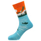 Bald Eagle - Natural Bamboo Knit Socks - Mellow Monkey