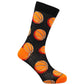 Basketballs - Natural Bamboo Knit Socks - Mellow Monkey