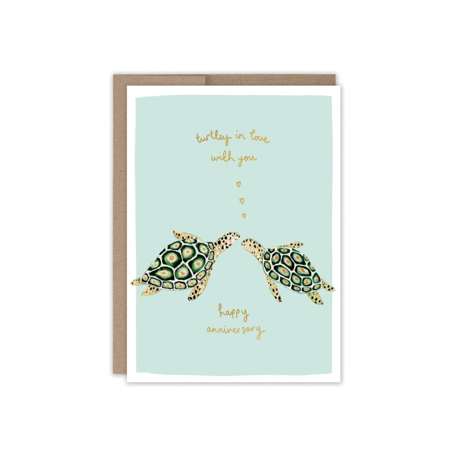 Turtley In Love - Anniversary Greeting Card - Mellow Monkey
