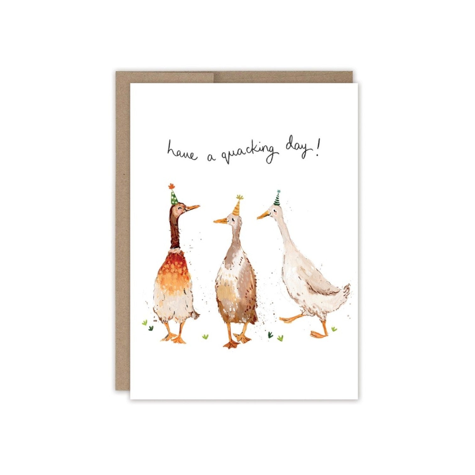 Ducks Quacking Day - Birthday Greeting Card - Mellow Monkey