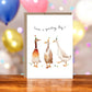 Ducks Quacking Day - Birthday Greeting Card - Mellow Monkey