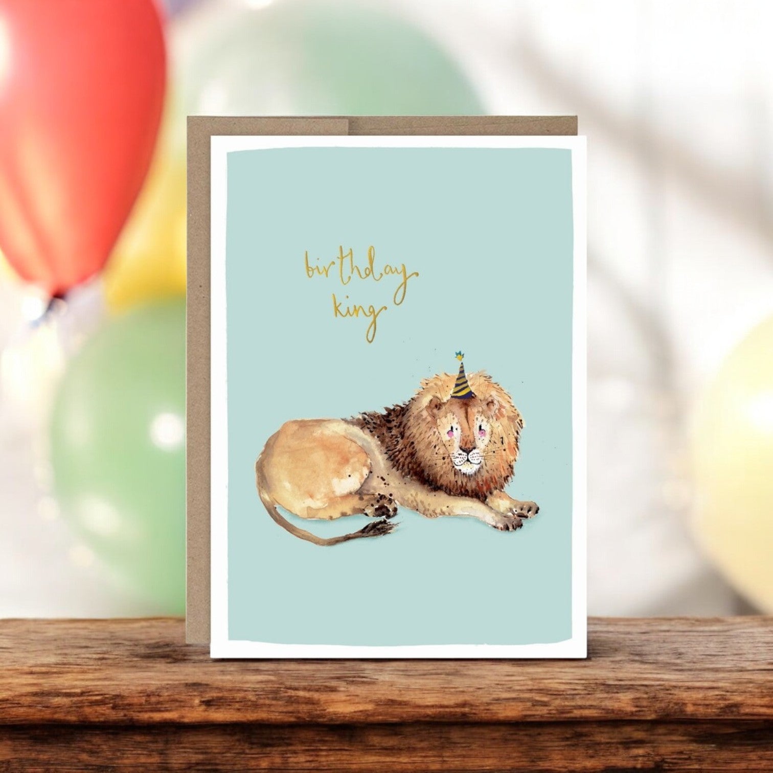 Birthday King - Birthday Greeting Card - Mellow Monkey
