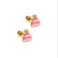 Screwback Stud Earrings - Birthday Cake - Mellow Monkey