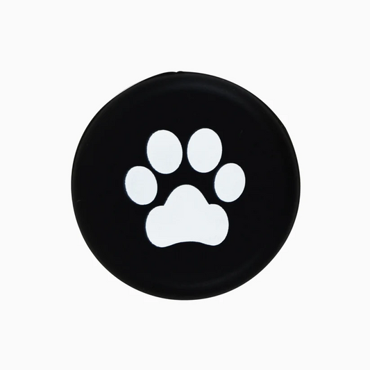 Black And White Paw Print - Capabunga Wine Bottle Top Seal