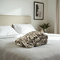 Grey Marbled Faux Fur Throw - 50-in x 60-in - Mellow Monkey