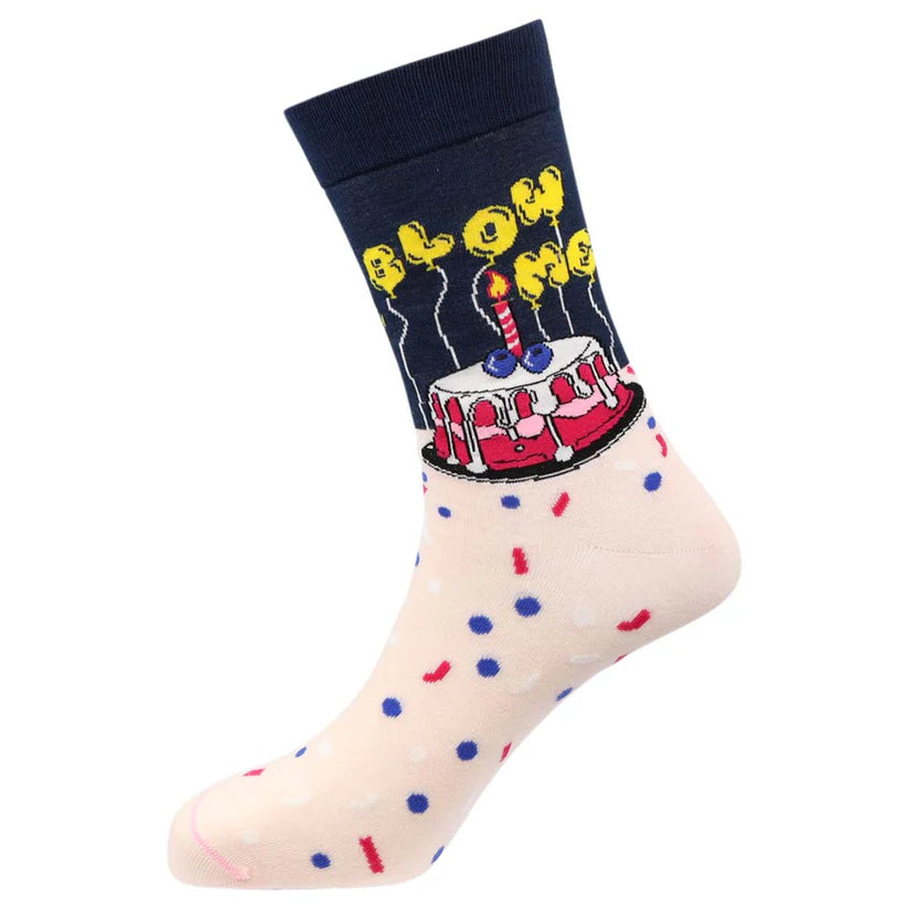 Blow Me - Natural Bamboo Knit Socks - Mellow Monkey