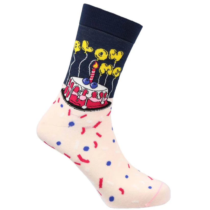 Blow Me - Natural Bamboo Knit Socks - Mellow Monkey