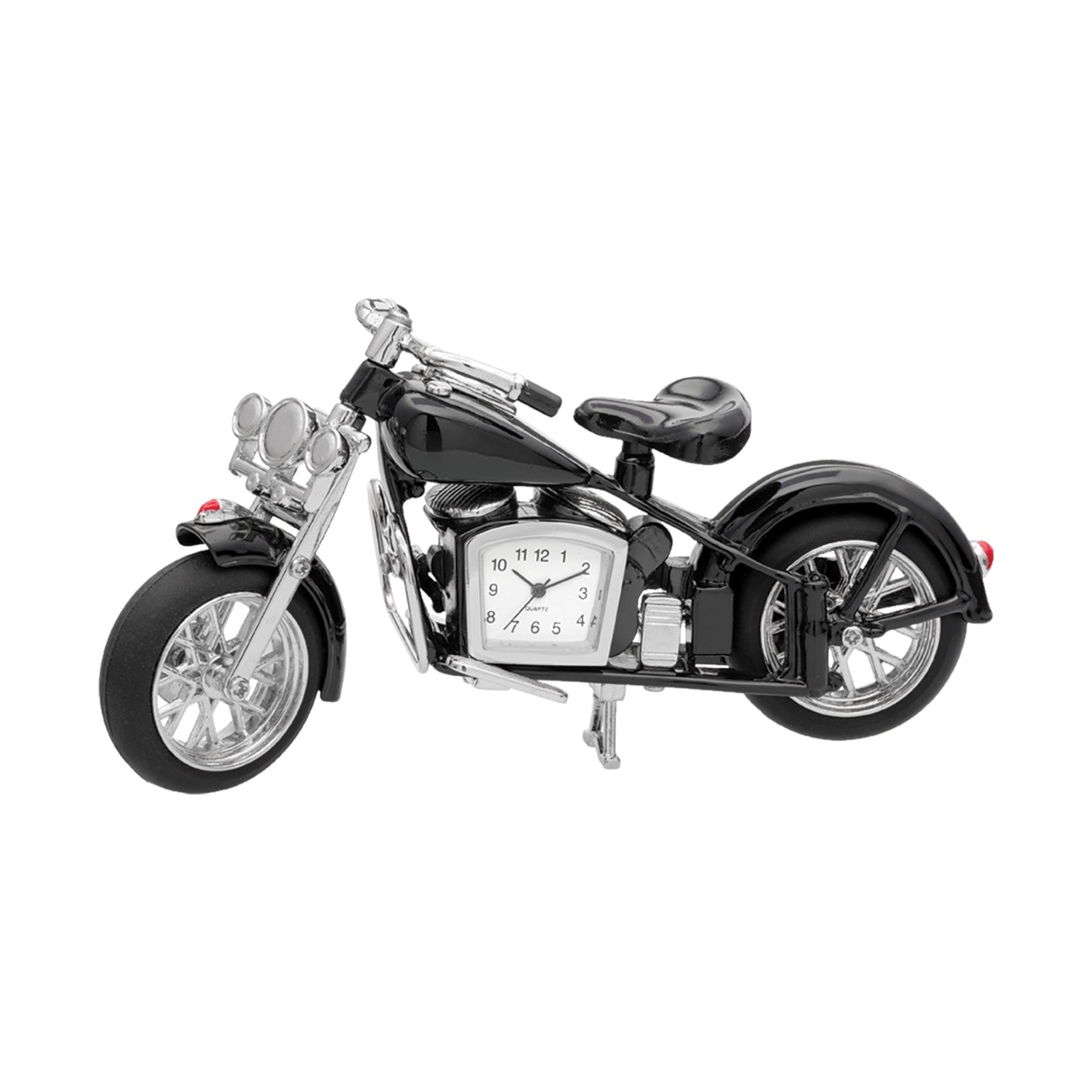 Black Motorbike Desk Clock - Mellow Monkey