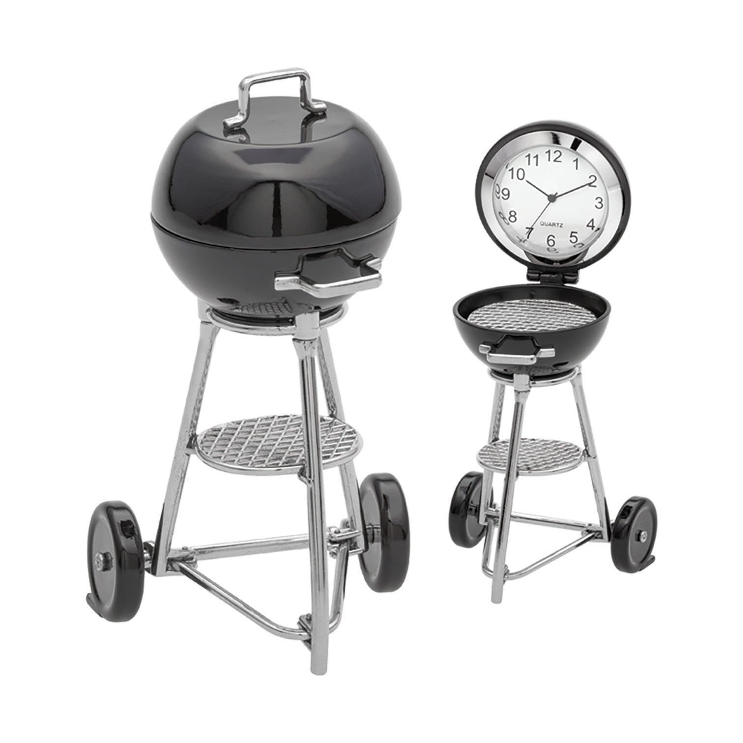 Black Grill Desk Clock - Mellow Monkey