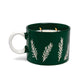 Cypress & Fir Green Ceramic Mug - 8 oz. - Mellow Monkey