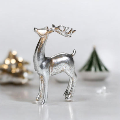 Decorative Silver Reindeer - Mellow Monkey