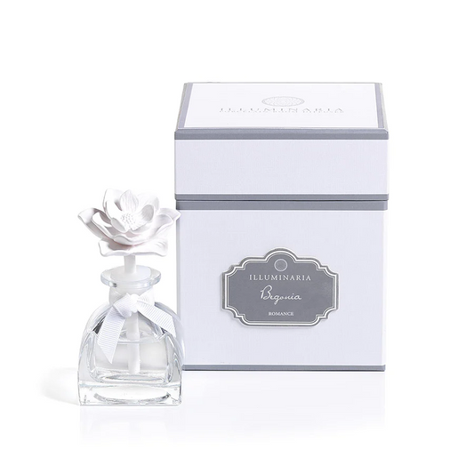 Begonia - Illuminaria Mini Porcelain Diffuser - Mellow Monkey