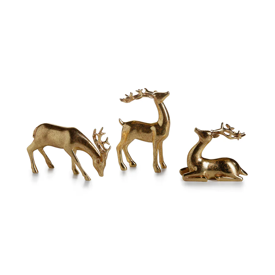 Decorative Gold Reindeer - Mellow Monkey