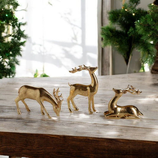 Decorative Gold Reindeer - Mellow Monkey