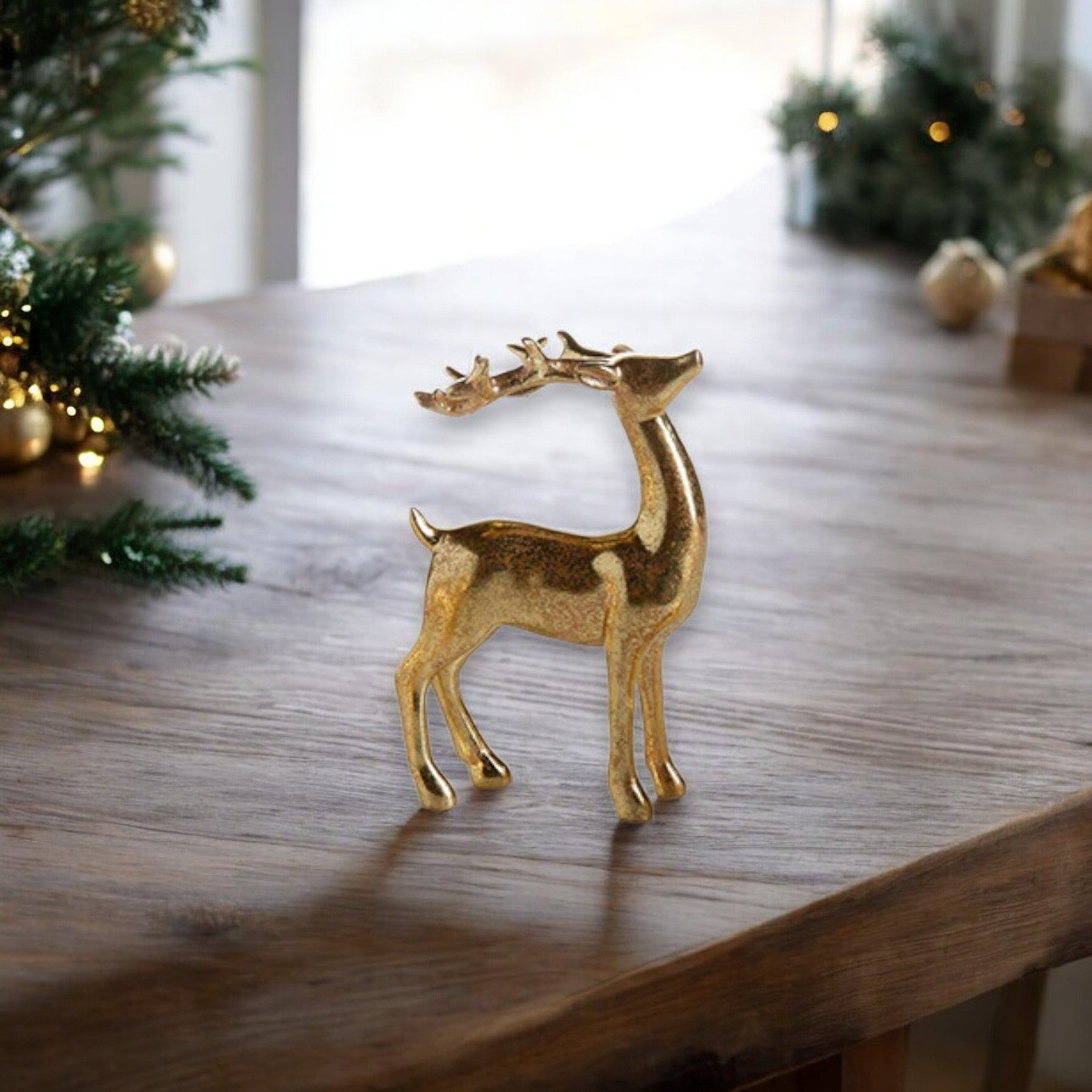 Decorative Gold Reindeer - Mellow Monkey