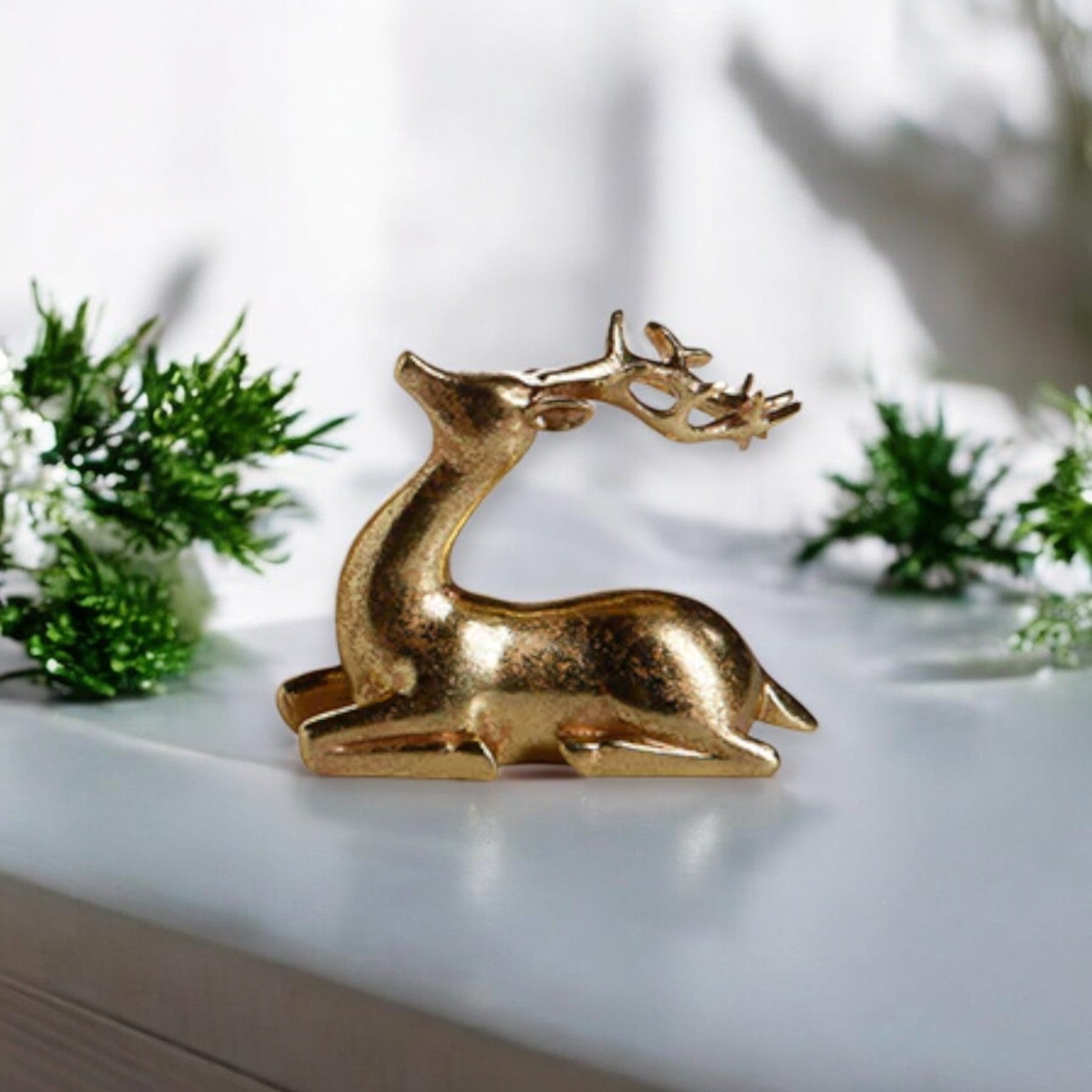 Decorative Gold Reindeer - Mellow Monkey