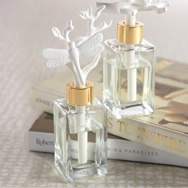 Veranda Porcelain Diffuser - Dragonfly - French Gardenia - Mellow Monkey