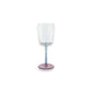Vicenza White Wine Glass - Pink and Blue - Mellow Monkey