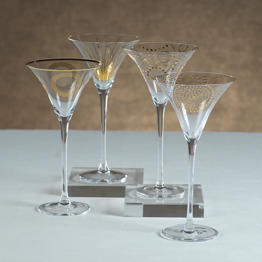 Celebration Martini Glass - Set of 4 - Mellow Monkey